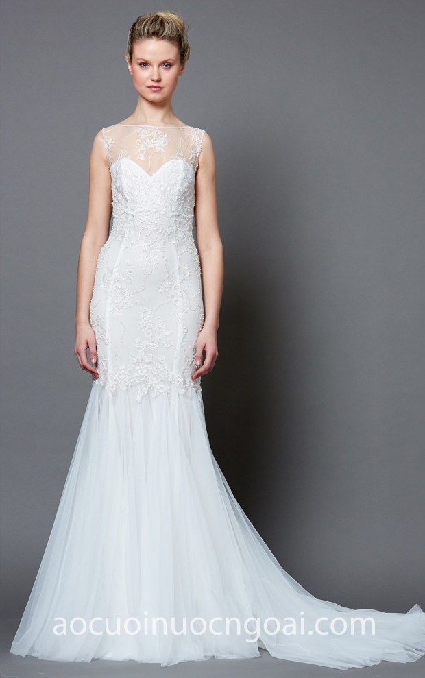 may ao cuoi meera meera bridal vay cuoi duoi ca dinh da Gustavo Cadile Bridal SS 2019 TRECE