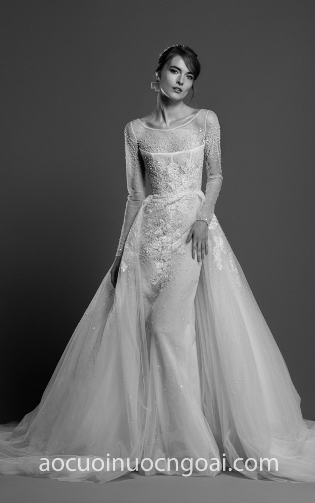 Ao cuoi duoi ca dep nhat TP HCM Meera Meera Bridal 2019