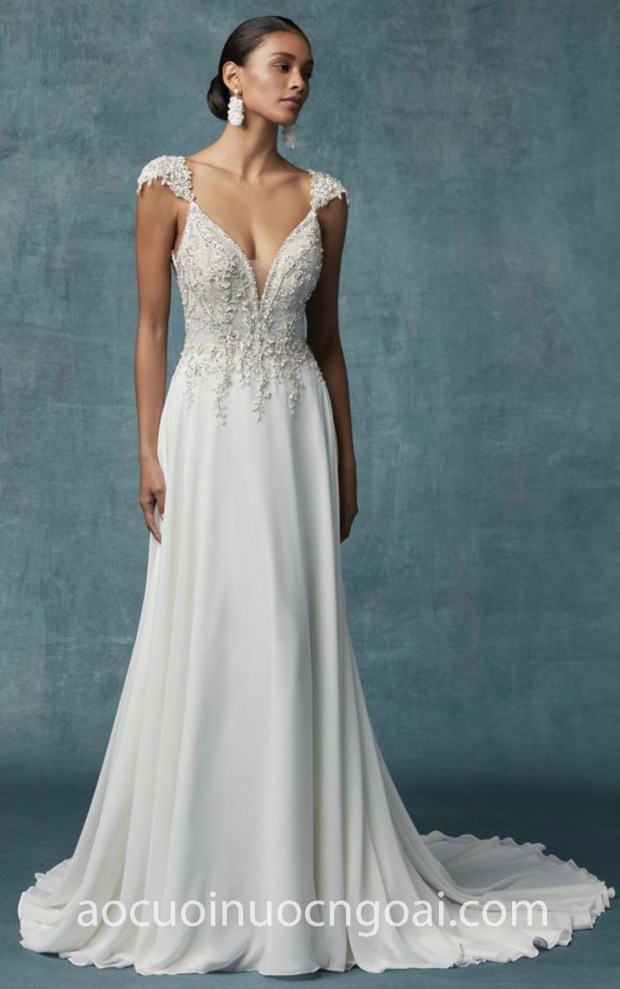 may ao cuoi dep tp hcm meera meera fashion concept vay cuoi da tiec Maggie Sottero 2019 Alistaire Gabor