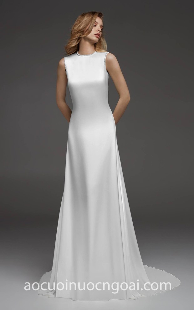 may ao cuoi meera meera bridal 2019 vay cuoi da tiec Pronovias Atelier 2019 CAMMIE