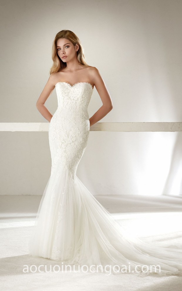 may ao cuoi meera meera bridal 2019 vay cuoi duoi ca cho co dau nho con Pronovias Petite 2018 Drimea