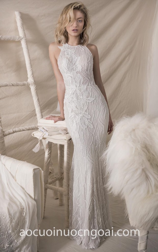 may ao cuoi meera meera bridal 2019 vay cuoi duoi ca Lihi Hod 2018 Melissa