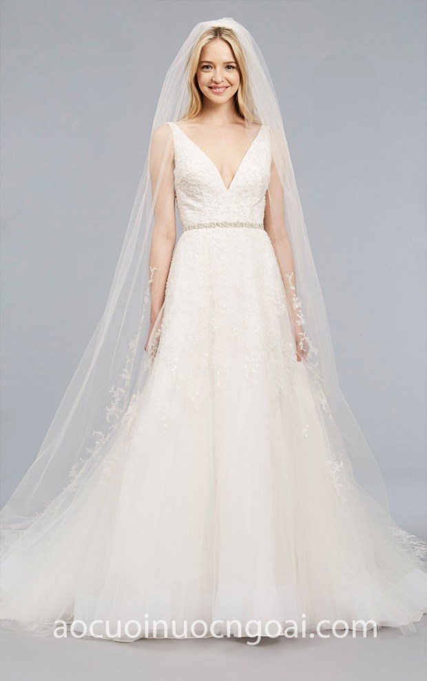 may ao cuoi tp hcm meera meera bridal 2019 vay cuoi ren Anne Barge BW Spring 2018 TWIGGY