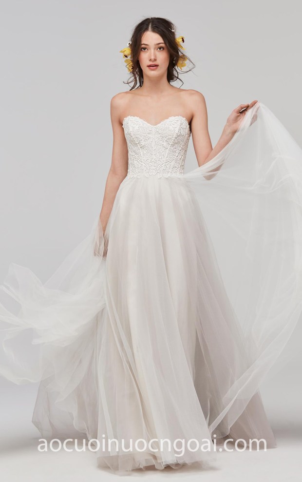 ao cuoi chu a cup nguc ren nn5921