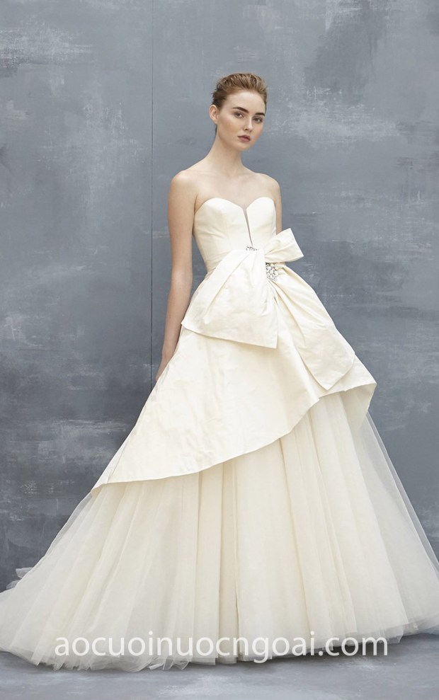 may ao cuoi dep sai gon tp hcm meera meera fashion concept Amsale Fall 2018 Pierce