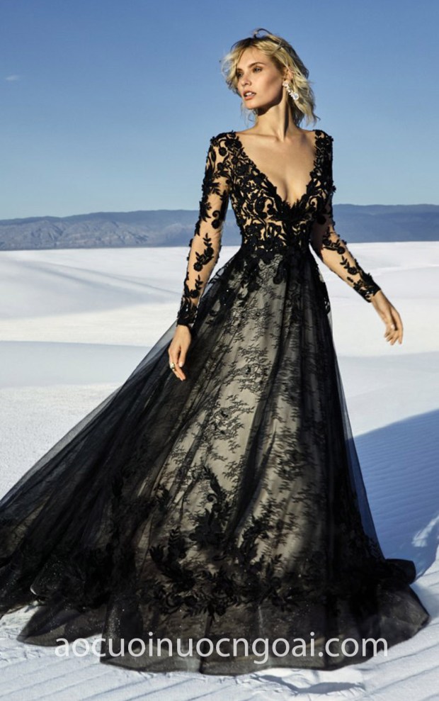 ao cuoi ren den doc la ca tinh may ao cuoi dep tp hcm meera meera