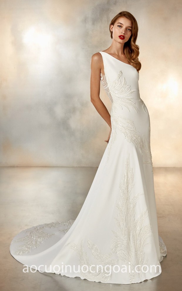 may ao cuoi dep sai gon meera meera bridal vay cuoi lech vai Pronovias Atelier 2020 Cruise DANCE