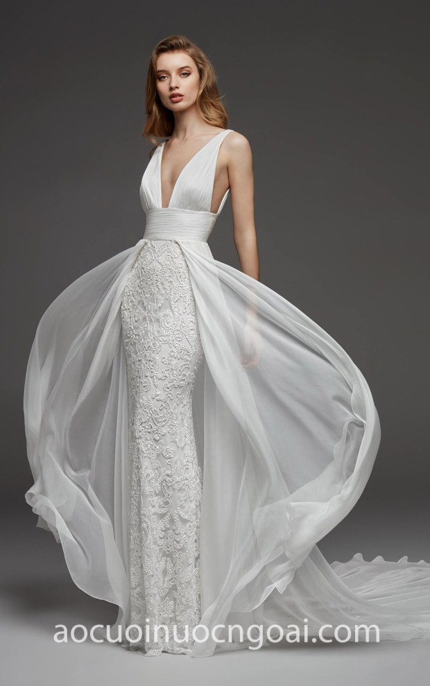 xuong may ao cuoi cao cap tp hcm meera meera fashion concept vay cuoi da tiec Pronovias Atelier 19 CANNES