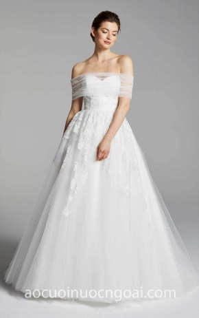 ao cuoi cong chua tre vai Anne Barge BW Spring 2019 ROSSI