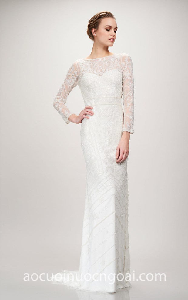 ao cuoi Meera Meera Bridal may ao cuoi dep Sai Gon ao cuoi tay dai Theia Bridal 2018 Nima