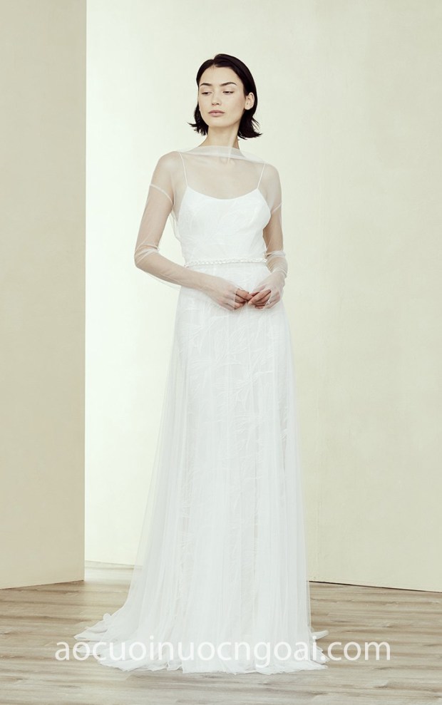 ao cuoi Meera Meera Bridal may ao cuoi dep Sai Gon Meera Meera Fashion Concept Amsale Fall 2019 Karime