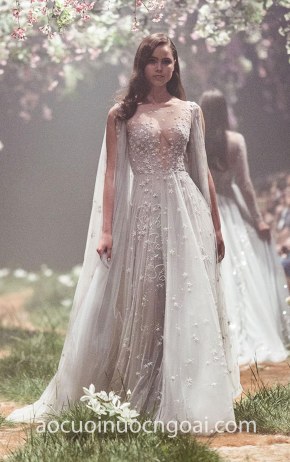 may ao cuoi dep TP HCM Meera Meera Bridal ao cuoi cape da tiec sang trong