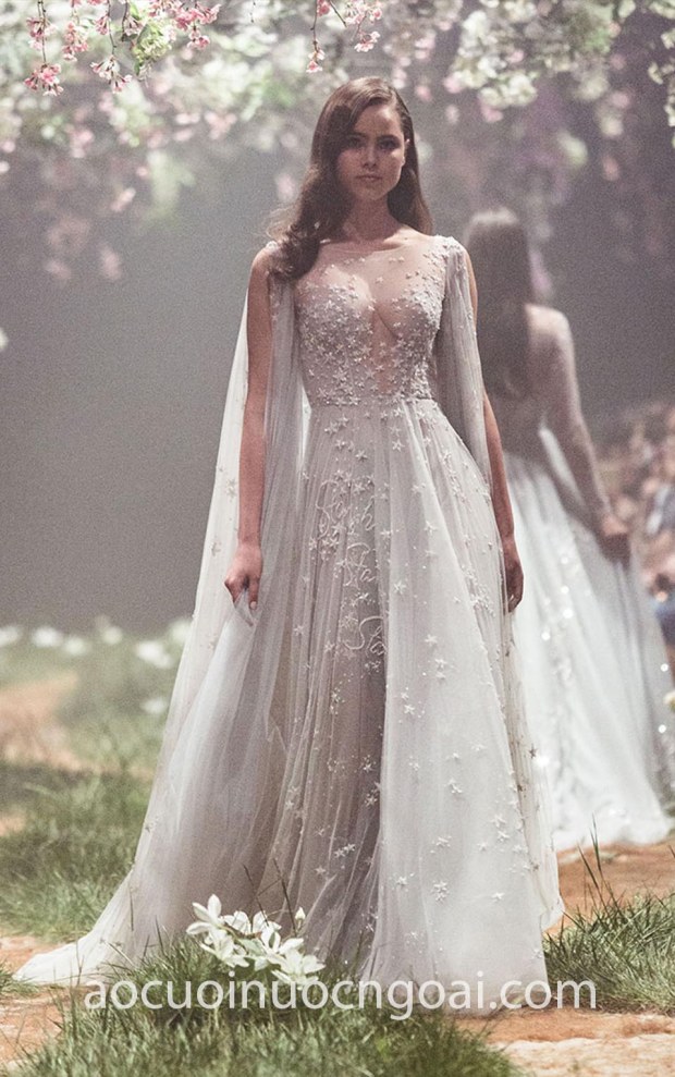 may ao cuoi dep TP HCM Meera Meera Bridal ao cuoi cape da tiec sang trong