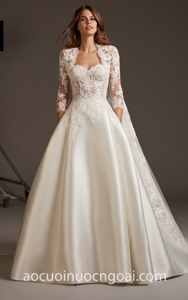 ao cuoi cong chua ren long lay may ao cuoi dep TP HCM Meera Meera Fashion Concept