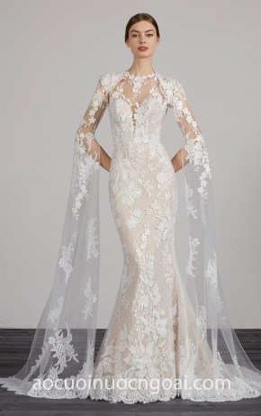 ao cuoi duoi ca ren tay dai may ao cuoi dep Sai Gon Meera Meera