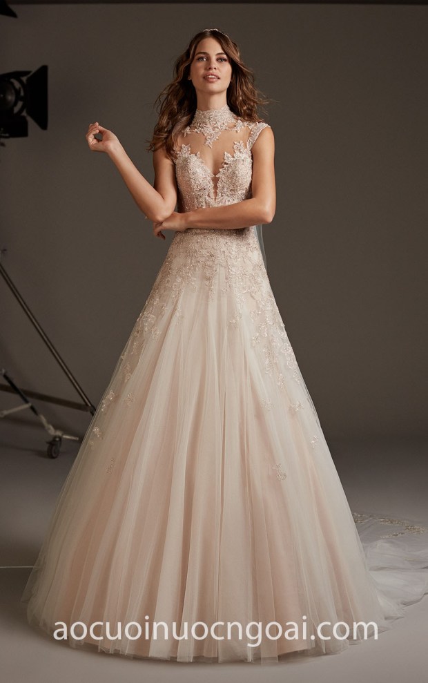 ao cuoi Meera Meera Bridal ao cuoi co yem Pronovias 2020 Cruise