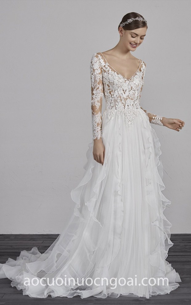 ao cuoi Meera Meera Bridal may ao cuoi dep TP HCM Meera Meera Fashion Concept Pronovias ESSIEN