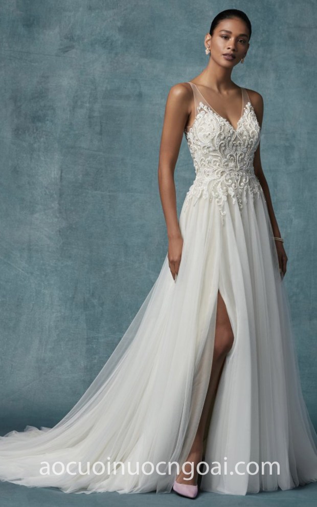 vay cuoi da tiec xe ta khieu goi Maggie Sottero 2019 Alistaire Seeley may dam cuoi dep Sai Gon-TP HCM Meera Meera Bridal