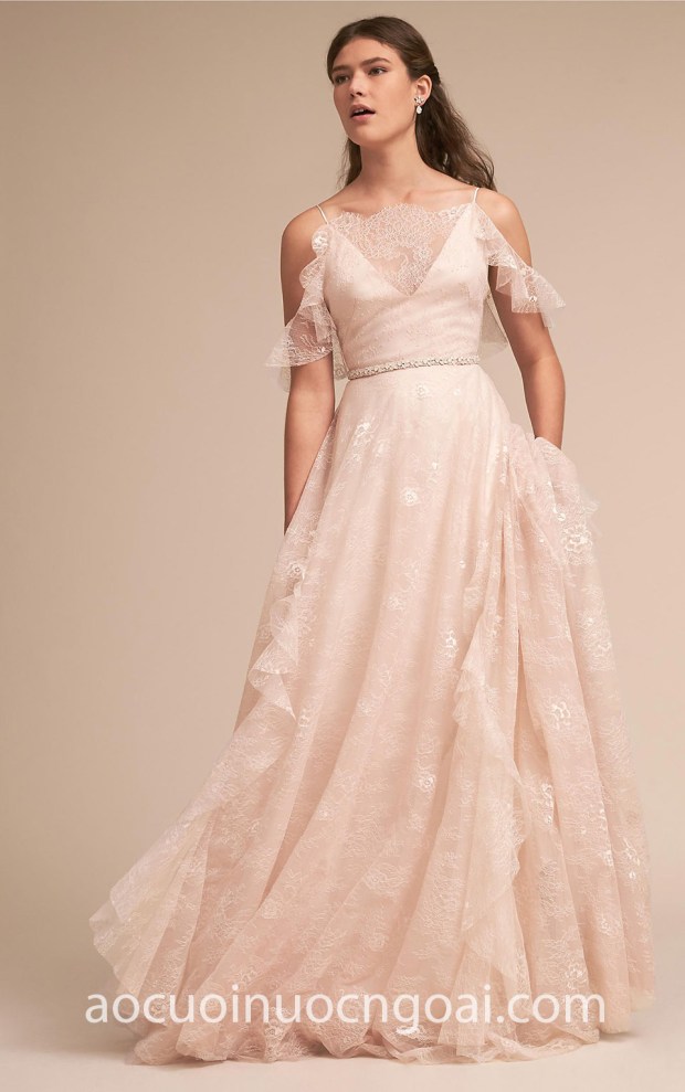 xuong may ao cuoi cao cap TP HCM Meera Meera Bridal vay cuoi ren