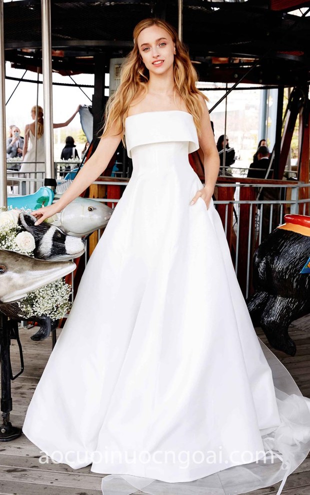 xuong may ao cuoi cao cap TP HCM Meera Meera Bridal vay cuoi cup nguc