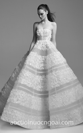 vay cuoi cong chua cup nguc dinh hoa may vay cuoi dep TP HCM Meera Meera Bridal