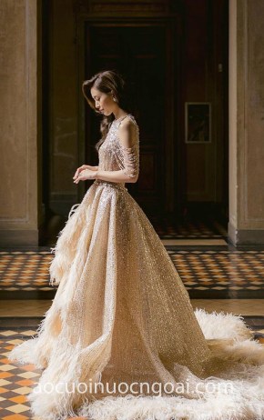 ao cuoi cong chua dep long lay