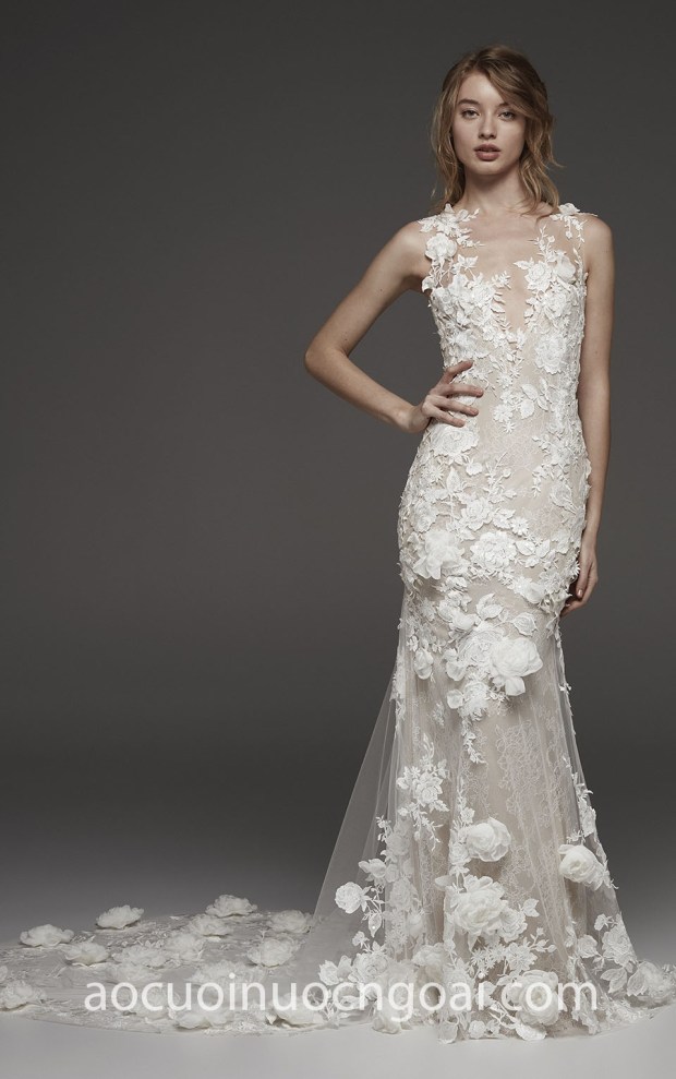 ao cuoi duoi ca dinh hoa 3d an tuong long lay