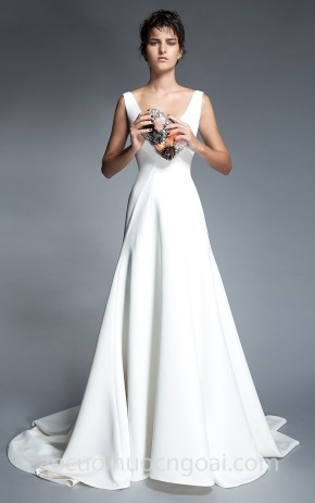 ao cuoi minimalist meera meera bridal