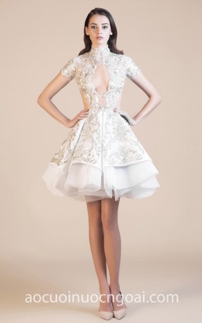 vay cuoi cong chua ngan may ao cuoi dep TP HCM Meera Meera Fashion COncept