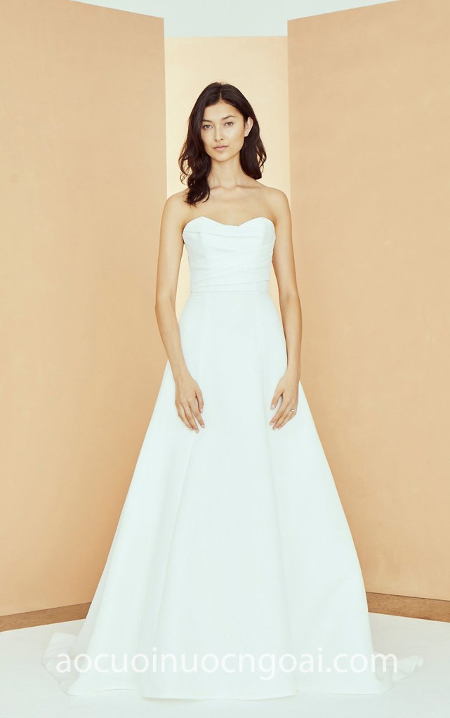 Áo cưới cúp ngực satin NN7014
